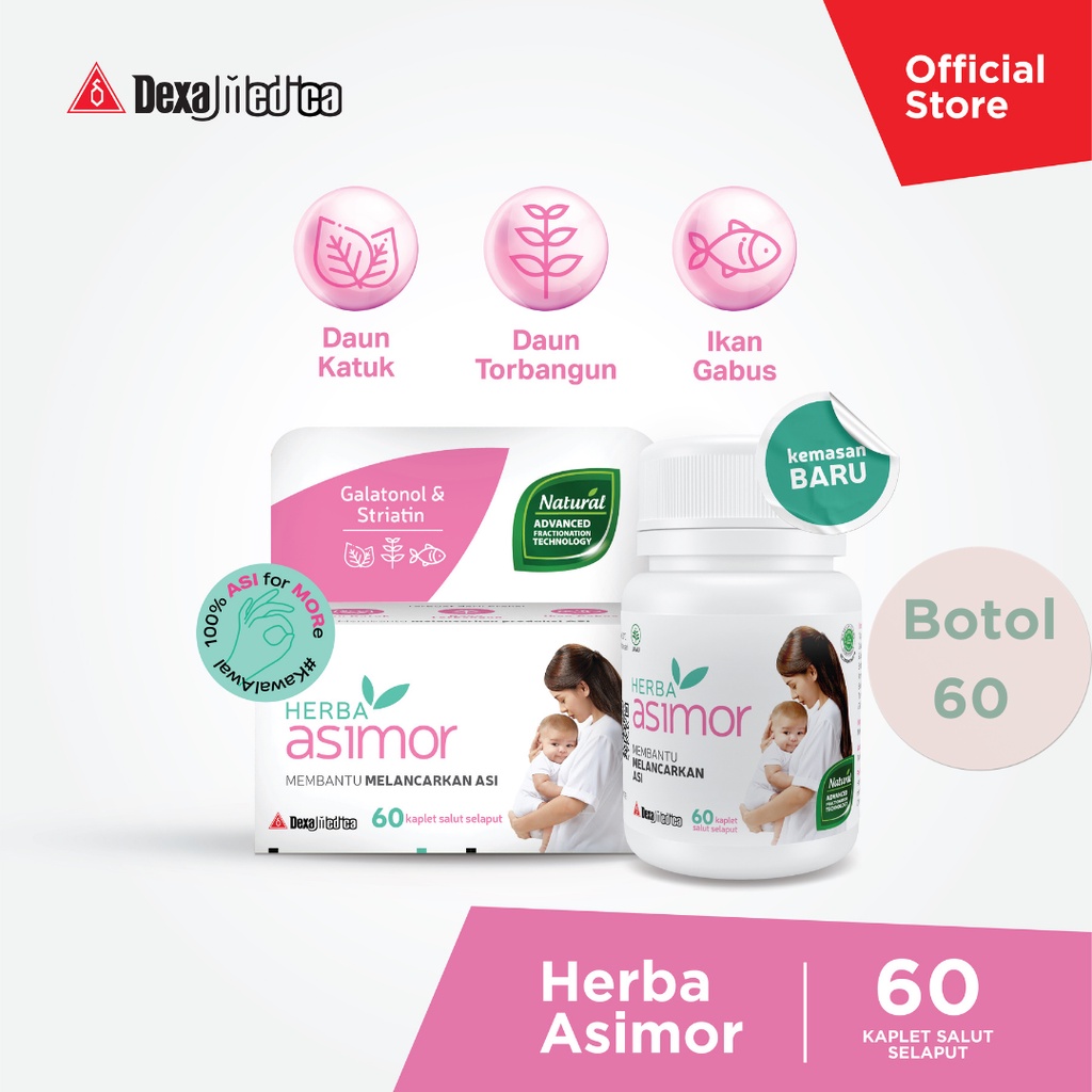 Herba Asimor Botol 60 Kapsul Asi Booster 1 Box